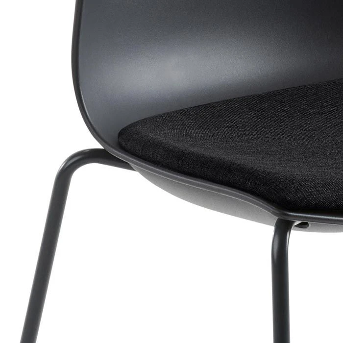 Mayer Besucherstuhl MyPRIMO, 2511 17, Stapelbar, Vierfußstuhl, Kunststoff/Stoff, Anthrazit/schwarz 4 Mayer Besucherstuhl MyPRIMO, 2511 17, Stapelbar, Vierfußstuhl, Kunststoff/Stoff, Anthrazit/schwarz – Bild 2