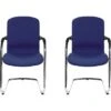 Topstar Besucherstuhl Open Chair 110, Stapelbar, Armlehnen, Freischwinger, Stoff, Blau, 2 Stück -Einrichtungsgeschäft 1df4b152b92599cb201e498e22b11f9ec8561dd7 besucherstuhl topstar open chair 110 stapelbar