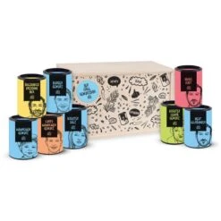 Just-Spices Gewürzmischung BBQ-Grill, Set, 8 Grillgewürze Und Rubs, In Holzbox, 461g