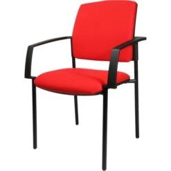 Topstar Besucherstuhl BtoB 10, Stapelbar, Armlehnen, Vierfußstuhl, Stoff, Rot, 2 Stück -Einrichtungsgeschäft 45012b322be92710ab356664eb6a5fa466318ccd besucherstuhl topstar btob 10 stapelbar