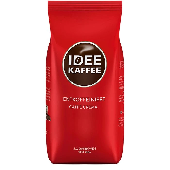 IDEE Kaffee Caffe Crema, Entkoffeiniert, Ganze Bohnen, 1kg 3 IDEE Kaffee Caffe Crema, Entkoffeiniert, Ganze Bohnen, 1kg