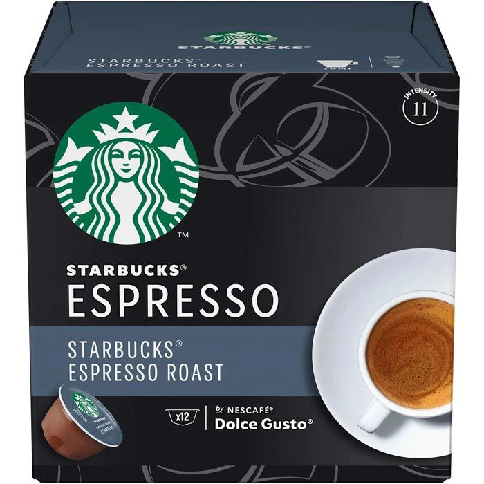 Starbucks Kaffeekapseln By Nescafe Dolce Gusto, Espresso Roast, 12 Kapseln, Für Dolce Gusto 4 Starbucks Kaffeekapseln By Nescafe Dolce Gusto, Espresso Roast, 12 Kapseln, Für Dolce Gusto – Bild 2