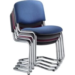 Nowy-Styl Besucherstuhl Iso Swing, Stapelbar, Freischwinger, Stoff, Schwarz, 2 Stück -Einrichtungsgeschäft 97846ee233514306ba5ced08391709c57312fb91 besucherstuhl nowy styl iso swing stapelbar