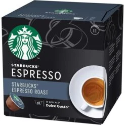 Starbucks Kaffeekapseln By Nescafe Dolce Gusto, Espresso Roast, 12 Kapseln, Für Dolce Gusto