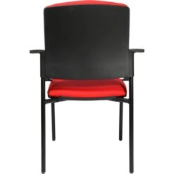 Topstar Besucherstuhl BtoB 10, Stapelbar, Armlehnen, Vierfußstuhl, Stoff, Rot, 2 Stück -Einrichtungsgeschäft c3f6dc5898f02e3706cad217499da6e70b3ba3d3 besucherstuhl topstar btob 10 stapelbar