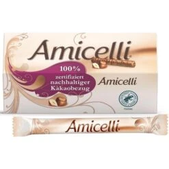 Amicelli Waffeln Waffelröllchen, 150g, 12 Stück