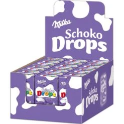 Milka Schokobonbons Schoko Drops, Mit Zarter Milka Alpenmilch, Je 42g, 21 Pack