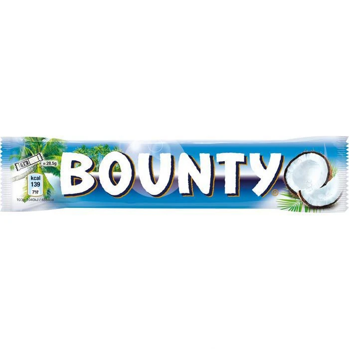 Schokoriegel Bounty 1368g, Je 57g, 24 Riegel 4 Schokoriegel Bounty 1368g, Je 57g, 24 Riegel – Bild 2