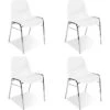 Nowy-Styl Besucherstuhl Beta Plus Chrom, Stapelbar, Vierfußstuhl, Kunststoff/Kunstleder, Weiß, 4 Stück -Einrichtungsgeschäft fdf443fc31533277783804c1c2ca5d35cc5d31af besucherstuhl nowy styl beta plus chrom stapelbar